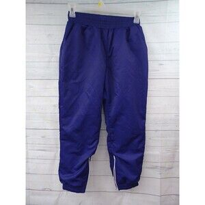 Varsity Deep Purple Cropped Track Pants